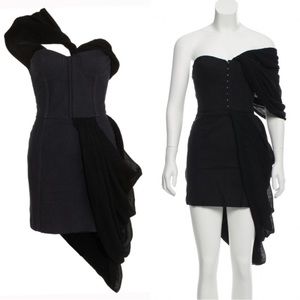 Rodarte x Opening Ceremony Draped Dress Black M